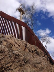 photo of wall on the nogales border