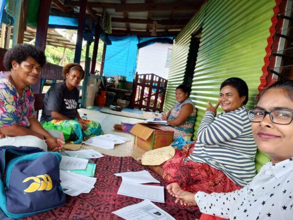 The SEEP team visits the Maravu settlement