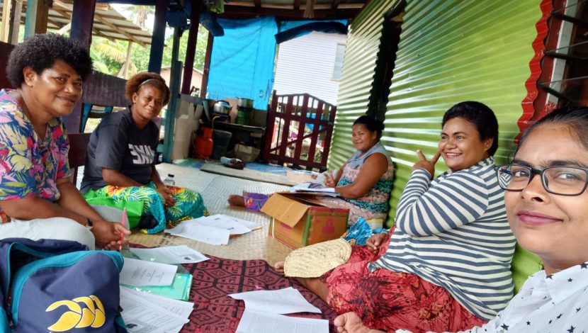 The SEEP team visits the Maravu settlement