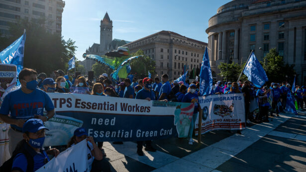 A TPS Alliance rally in 2021.