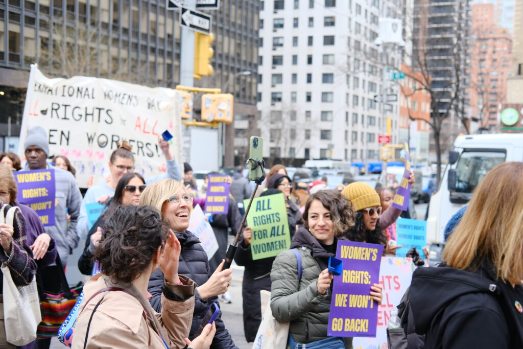 CSW women's rally: people united in streets