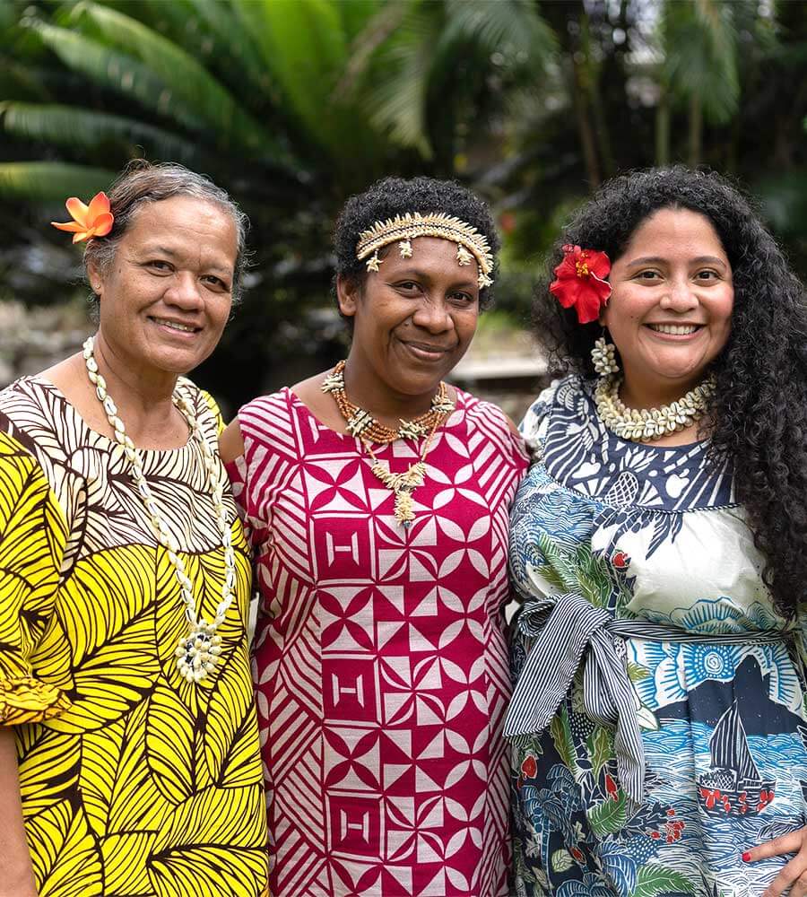Pacific Island partners at “Pacific Rising: Non-Economic Loss and Damage” 2024 convening